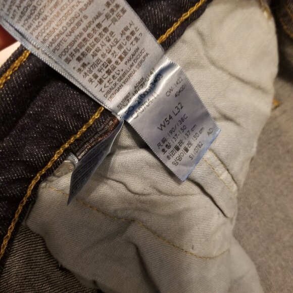 NWT Levi's 541 Men's Athletic Taper Big and Tall Stretch W54 L32 Dark Wash Jeans - Picture 13 of 13